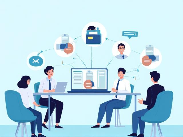 People engaging on social media, representing B2B community growth
